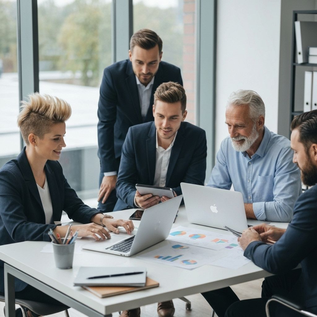 Toronto-based marketing professionals working together